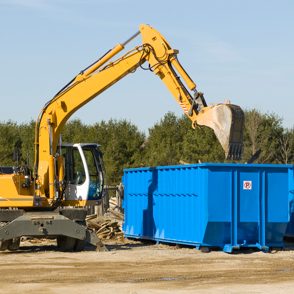 what size residential dumpster rentals are available in White SD